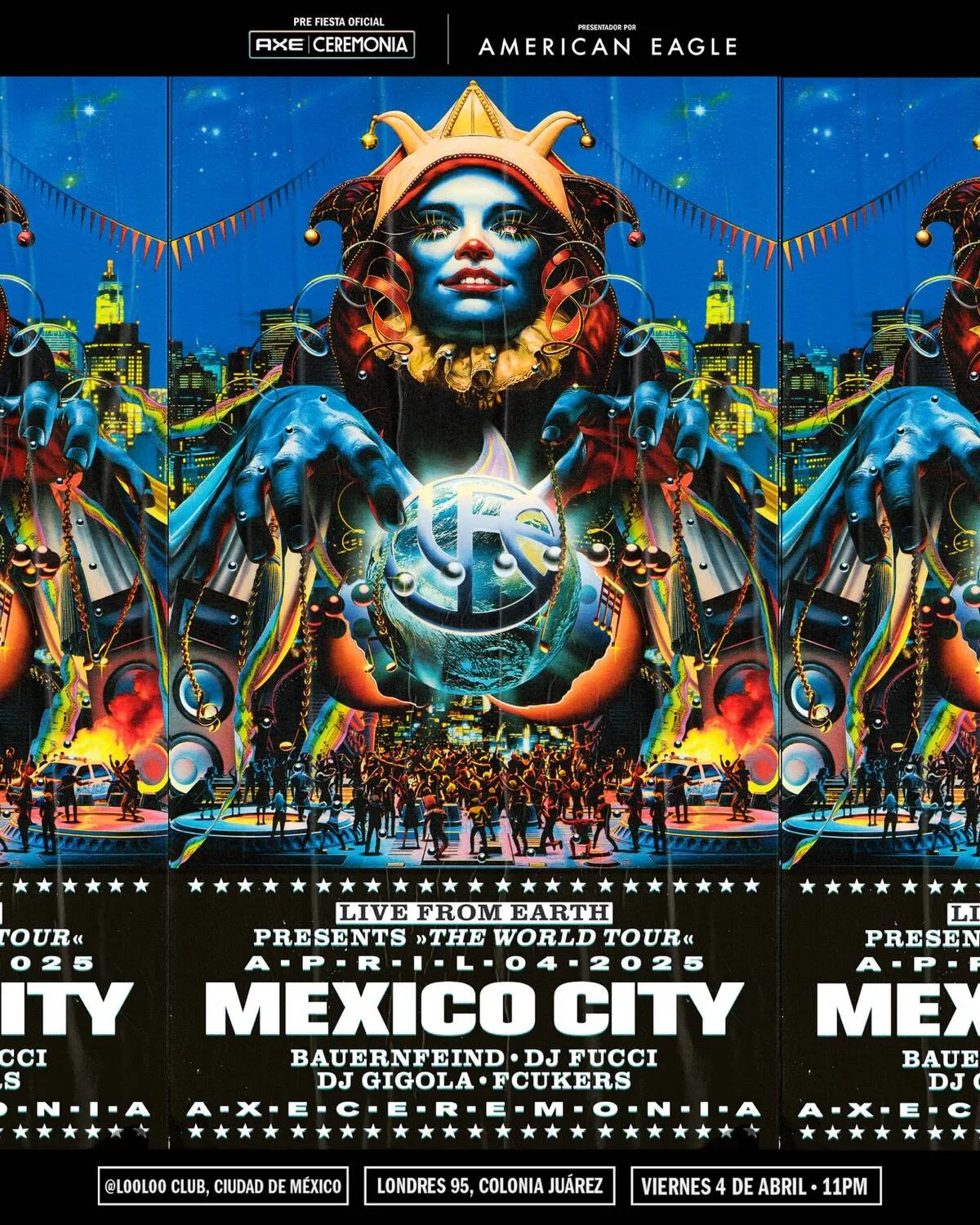 PRE FIESTA AXE CEREMONIA LIVE FROM EARTH by LOOLOO