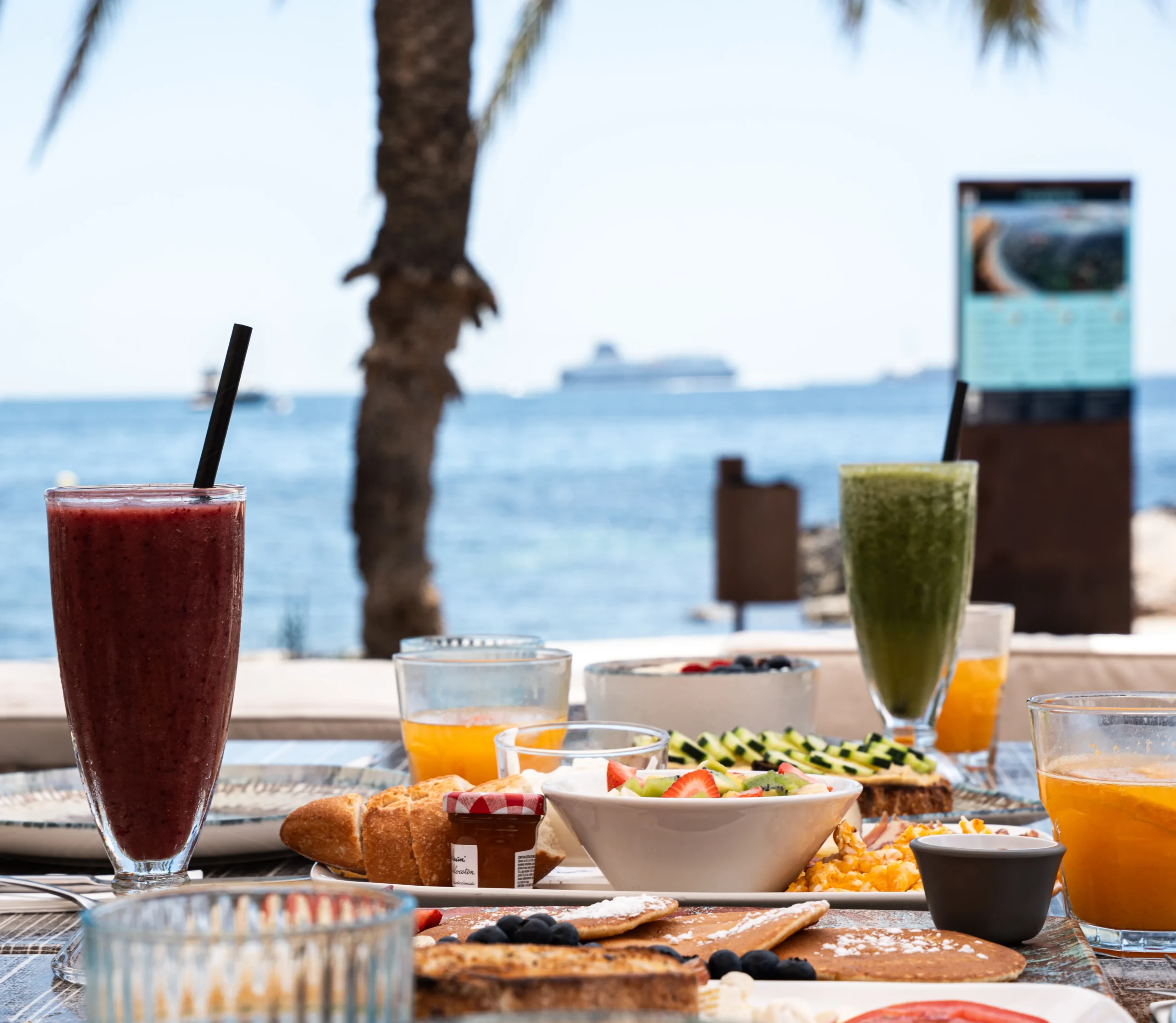 Prince desayuno vista al mar