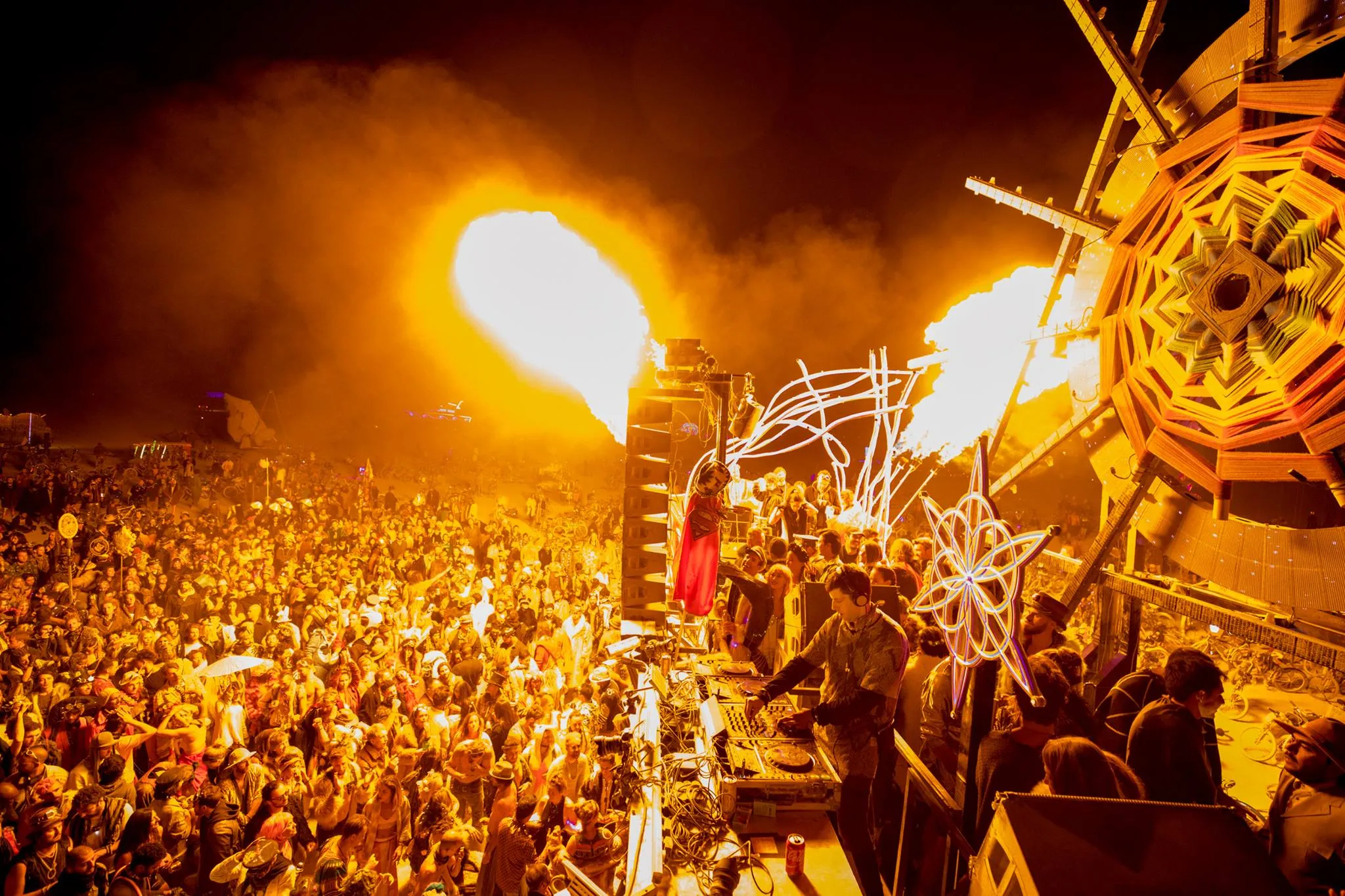 Mayan Warrior en burning man