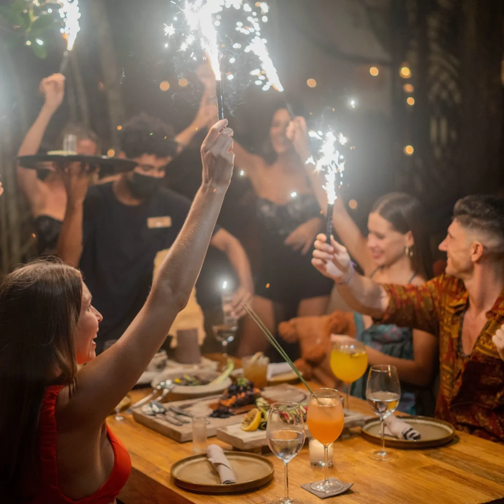 fiesta cena fin de año Mamazzita Tulum