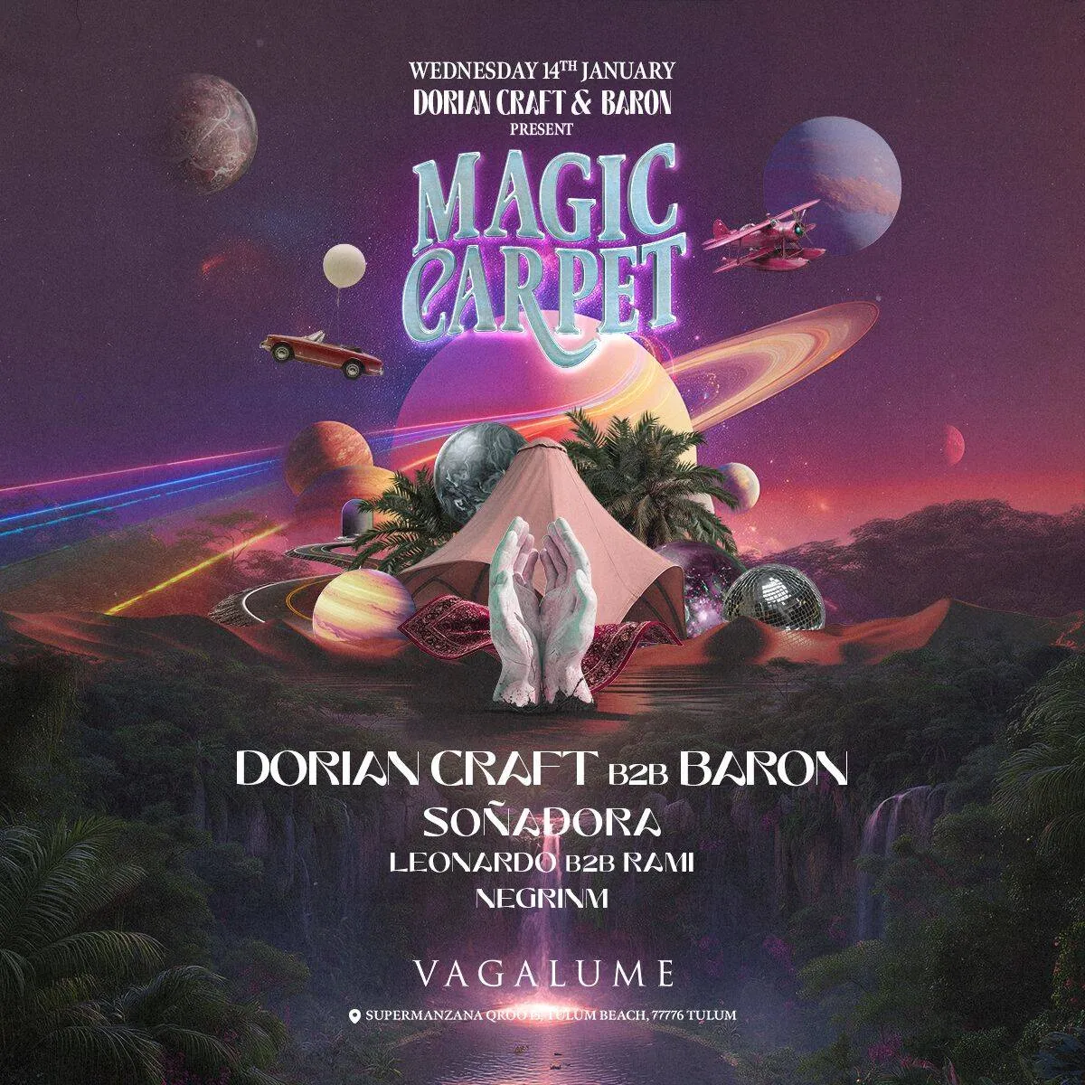 VAGALUME presents MAGIC CARPET