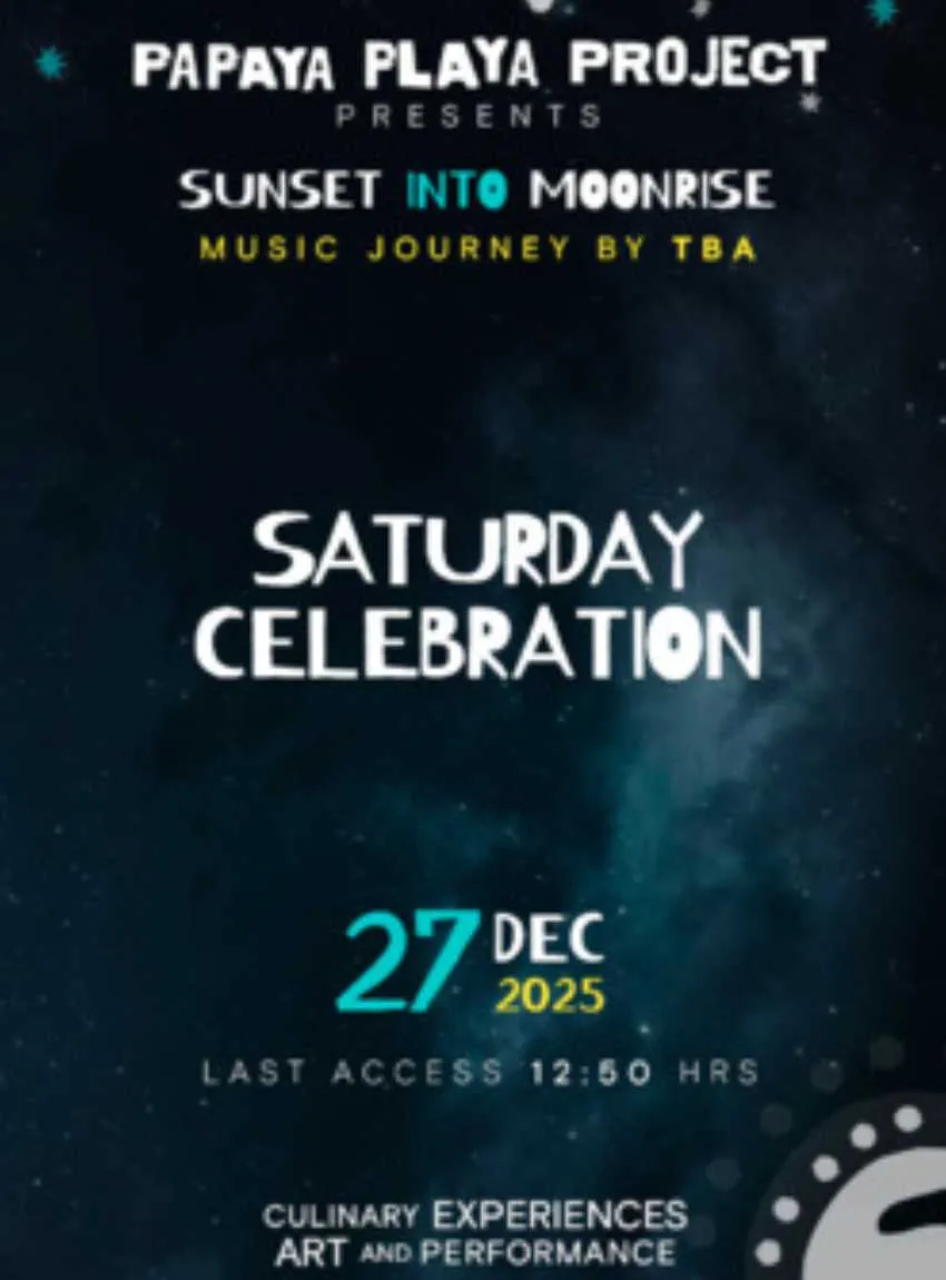 SATURDAY CELEBRATION by PAPAYA PLAYA PROJECT