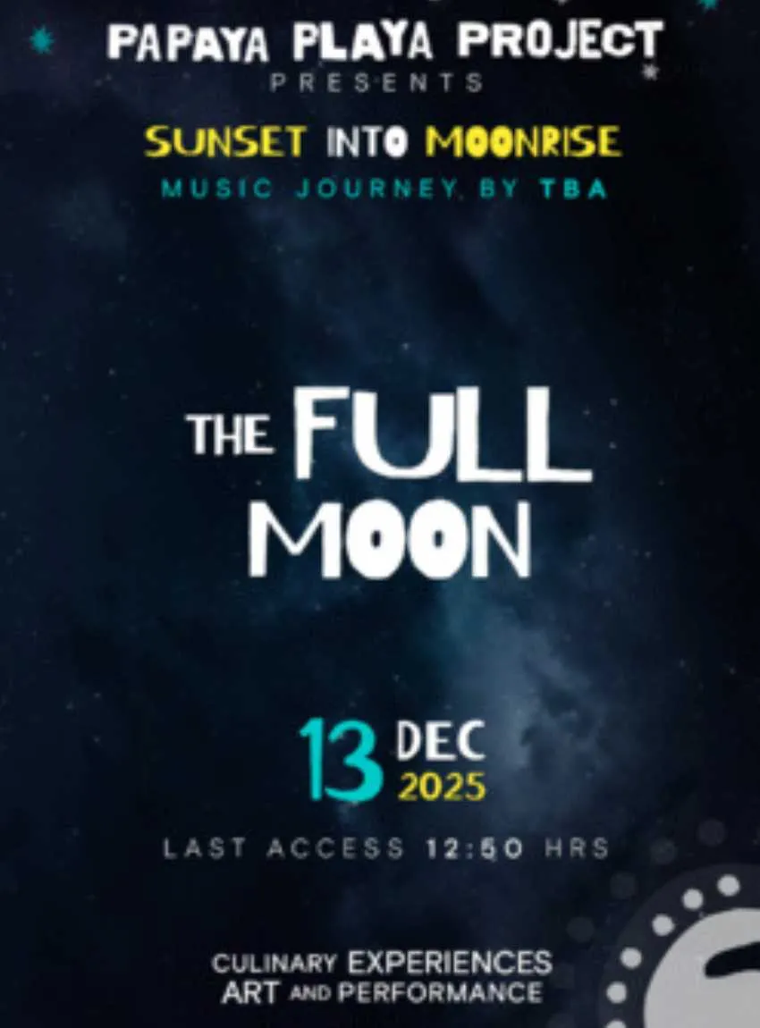 THE FULL MOON by PAPAYA PLAYA PROJECT